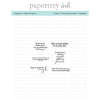 Papertrey Ink Angelic Sentiments Clear Stamps 1608