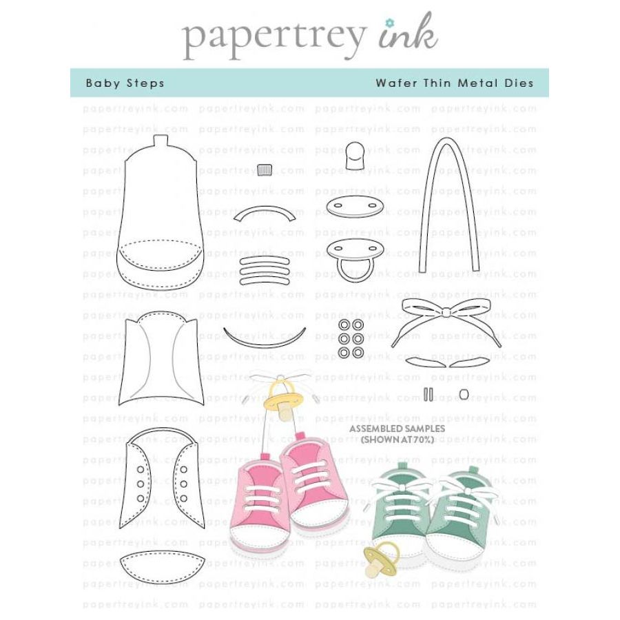 Papertrey Ink Baby Steps Die and Stencil Set product image 1