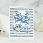 Papertrey Ink Baby Steps Dies pti-0953 stripes
