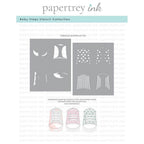 Papertrey Ink Baby Steps Stencils -0089