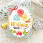 Papertrey Ink Balloon Party Stencils -0081 balloons