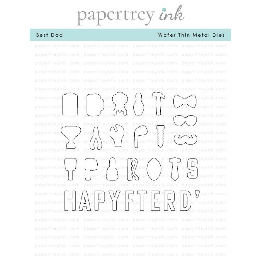 Papertrey Ink Best Dad Clear Stamp and Die Set product image 2