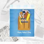 Papertrey Ink Best Dad Clear Stamps 1642 happy father's day