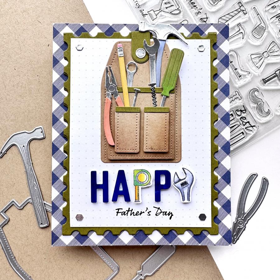 Papertrey Ink Best Dad Dies pti-0939 happy father's day