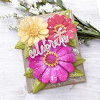 Papertrey Ink Big Blooms Zinnia Dies pti-0829