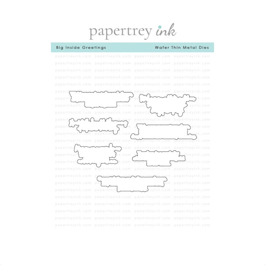 Papertrey Ink Big Inside Greetings Clear Stamp and Die Set image 2