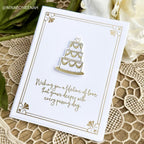 Papertrey Ink Big Inside Greetings Clear Stamps 1684 cake
