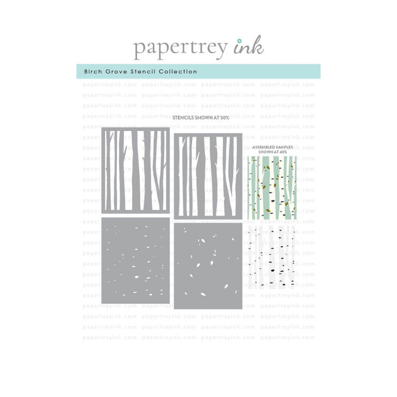 Papertrey Ink Birch Grove Stencils - 0103
