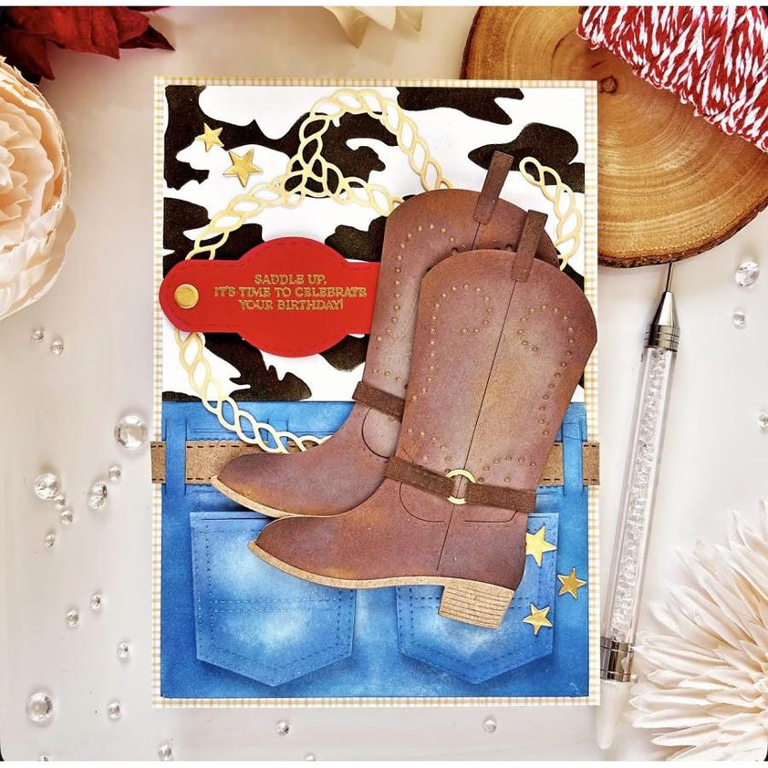 Papertrey Ink Border Bling Lasso Frame Dies pti-0946 – Simon Says Stamp