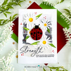 Papertrey Ink Brushstrokes Stencils  -0104 daisies