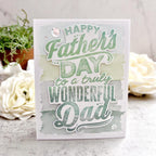 Papertrey Ink Brushstrokes Stencils  -0104 father's day