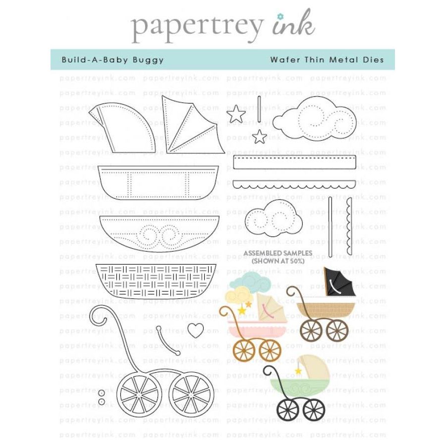Papertrey Ink Build-A-Baby Buggy Die and Stencil Set product image 1