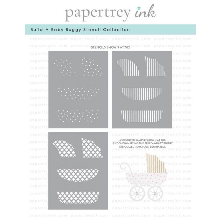 Papertrey Ink Build-A-Baby Buggy Die and Stencil Set product image 2