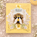 Papertrey Ink Build-A-Bumblebee Dies pti-1085 striped