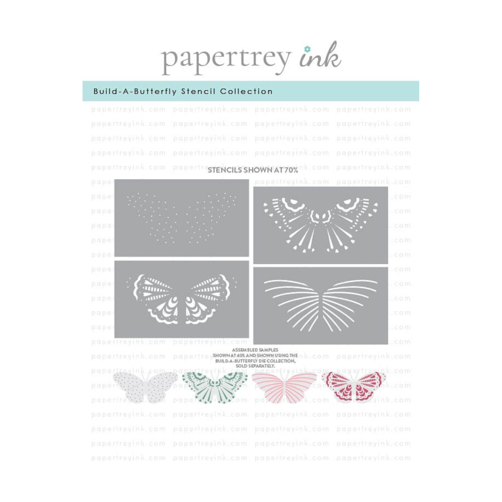Papertrey Ink Build-A-Butterfly Die and Stencil Set product image 2