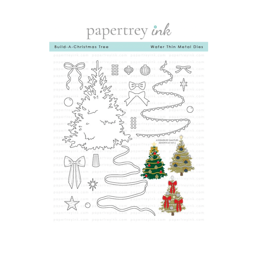 Papertrey Ink Build-A-Christmas Tree Dies pti-1009