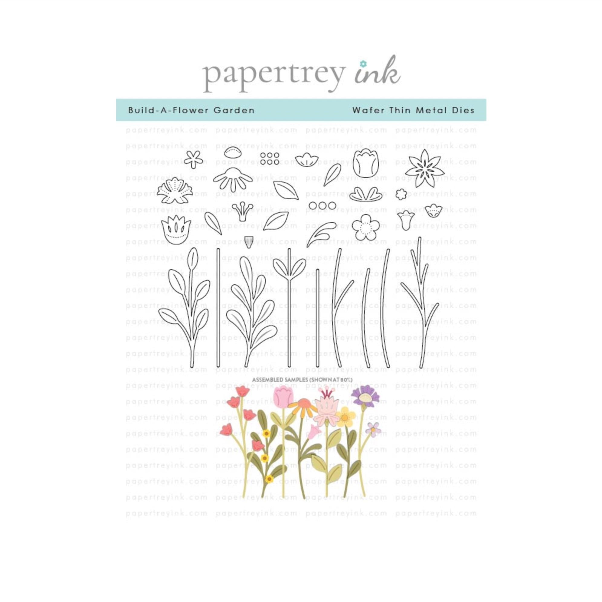 Papertrey Ink Build-A-Flower Garden Dies pti-1124