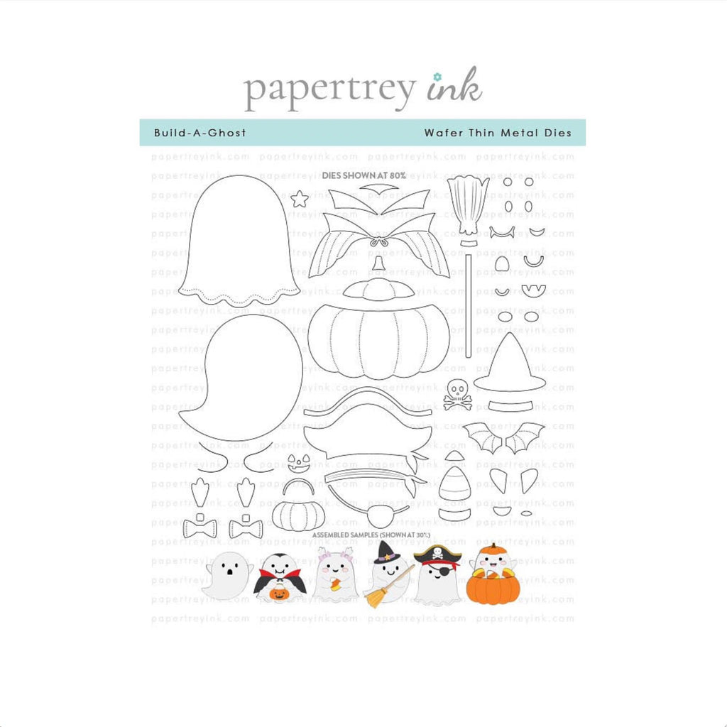Papertrey Ink Build-A-Ghost Dies pti-1136