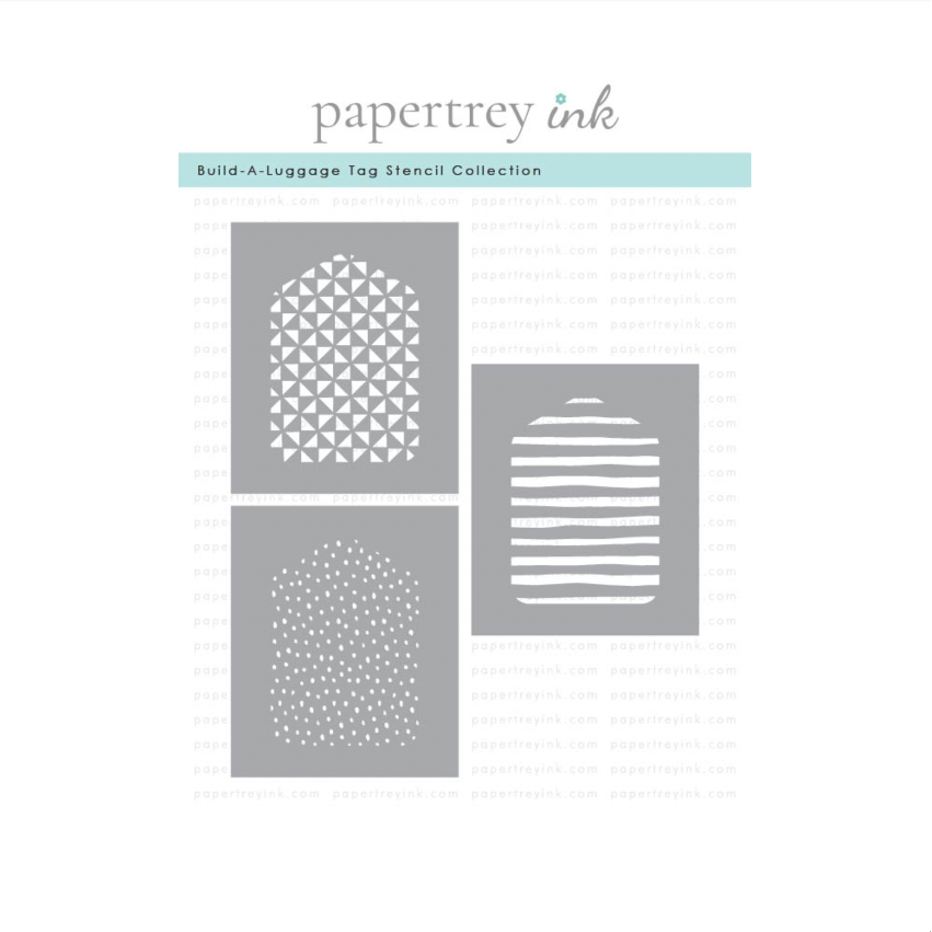 Papertrey Ink Build-A-Luggage Tag Die and Stencil Set product image 2