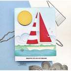 Papertrey Ink Build-A-Sailboat Dies pti-0965 sunshine