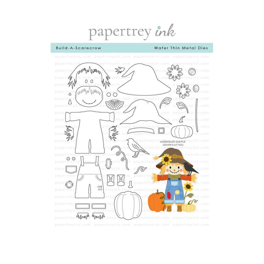 Papertrey Ink Build-A-Scarecrow Dies pti-1137