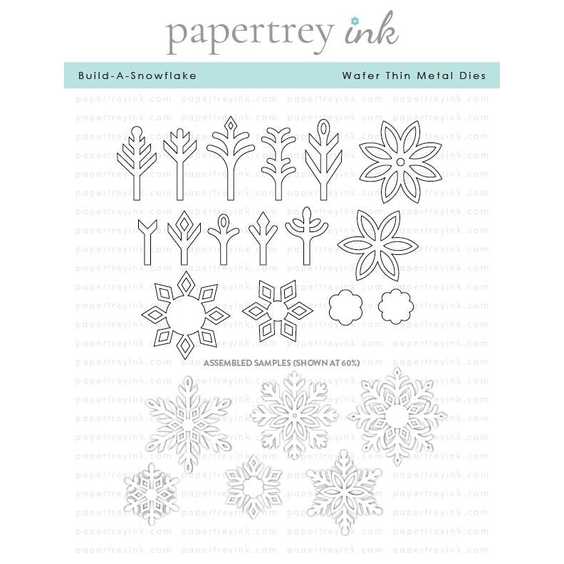 Papertrey Ink Build-A-Snowflake Dies pti-0880