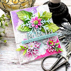 Papertrey Ink Build-A-Snowflake Dies pti-0880 flowers