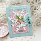 Papertrey Ink Build-A-Snowflake Dies pti-0880 snow
