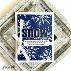 Papertrey Ink Build-A-Snowflake Stencils - 0079 snow