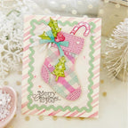 Papertrey Ink Build-A-Stocking Dies pti-0853 plaid