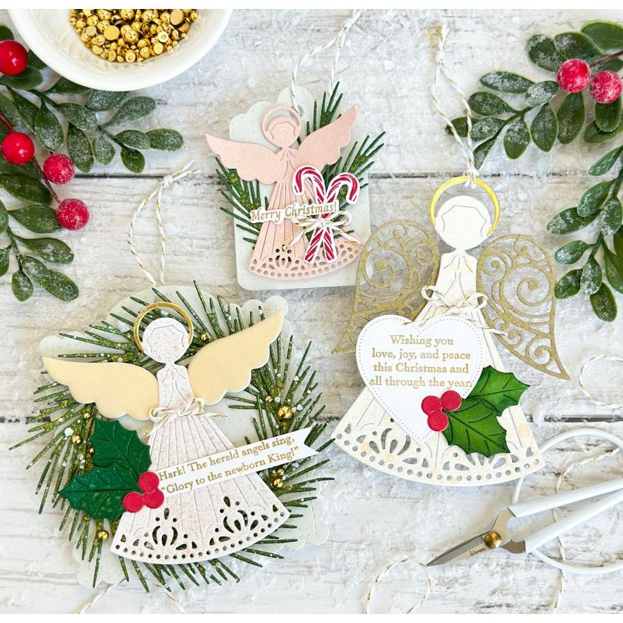 Papertrey Ink Build-An-Angel Dies pti-0866 tags