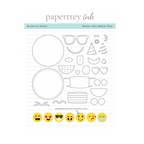 Papertrey Ink Build-An-Emoji Dies pti-1063