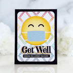 Papertrey Ink Build-An-Emoji Dies pti-1063 get well