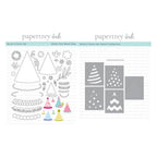Papertrey Ink Build A Party Hat Die and Stencil Set