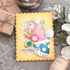Papertrey Ink Build A Party Hat Die and Stencil Set two
