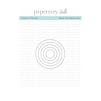 Papertrey Ink Circle It Pierced Dies pti-1027