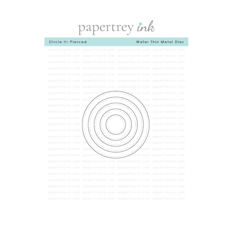 Papertrey Ink Circle It Pierced Dies pti-1027