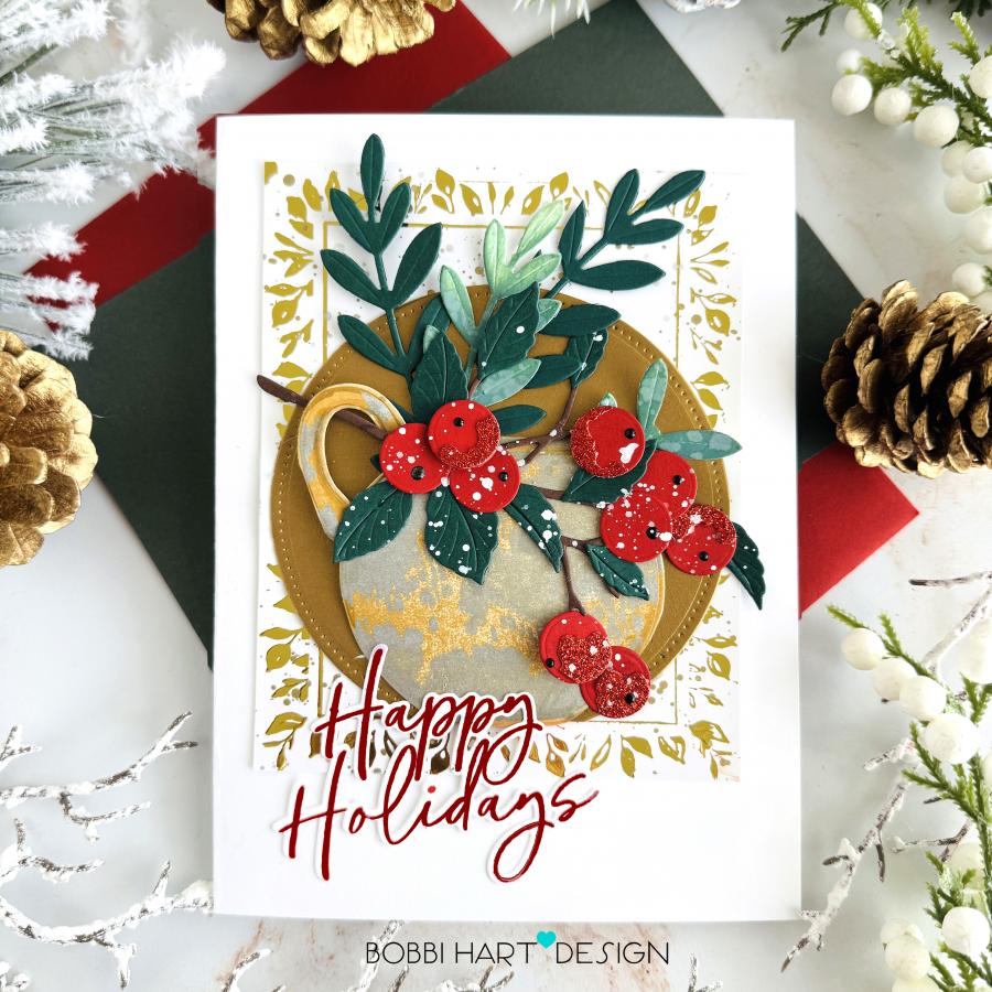 Papertrey Ink Circle It Pierced Dies pti-1027 berries