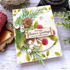 Papertrey Ink Circle It Pierced Dies pti-1027 pinecones