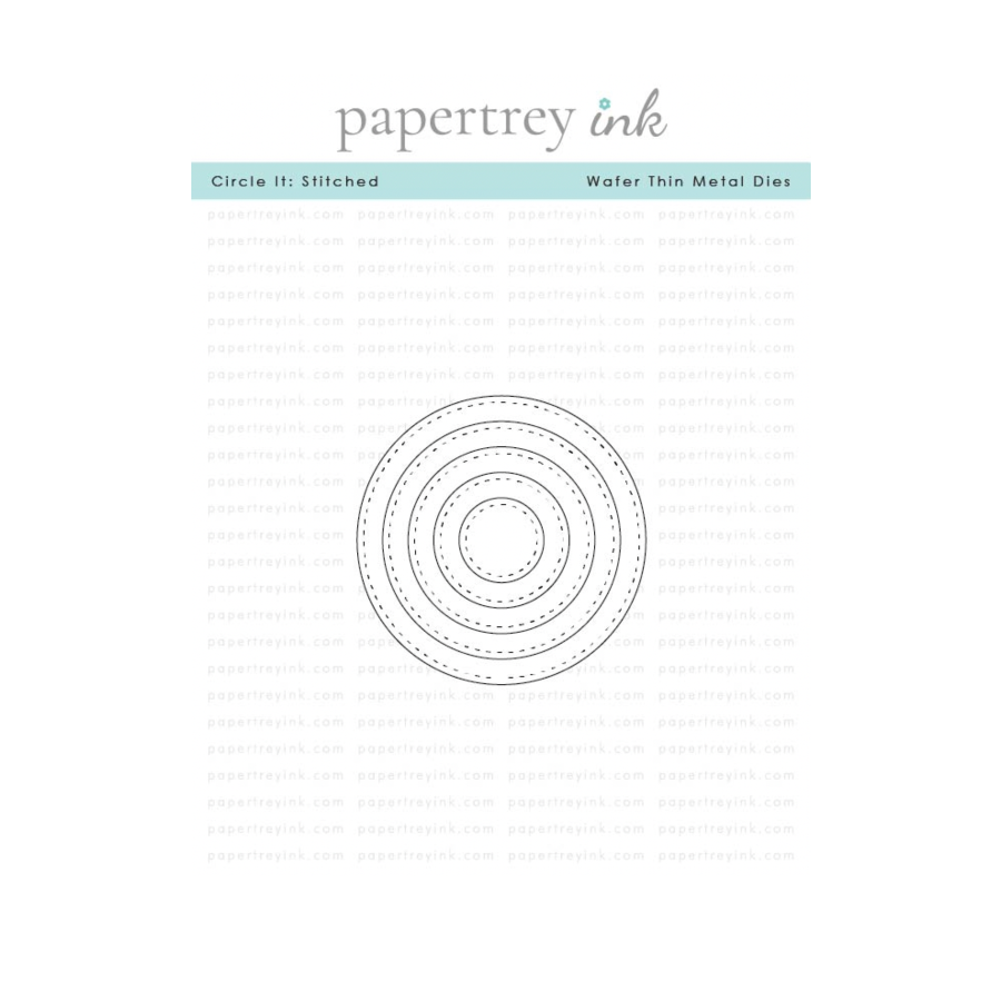 Papertrey Ink Circle It Stitched Dies pti-1028