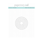 Papertrey Ink Circle It Stitched Dies pti-1028