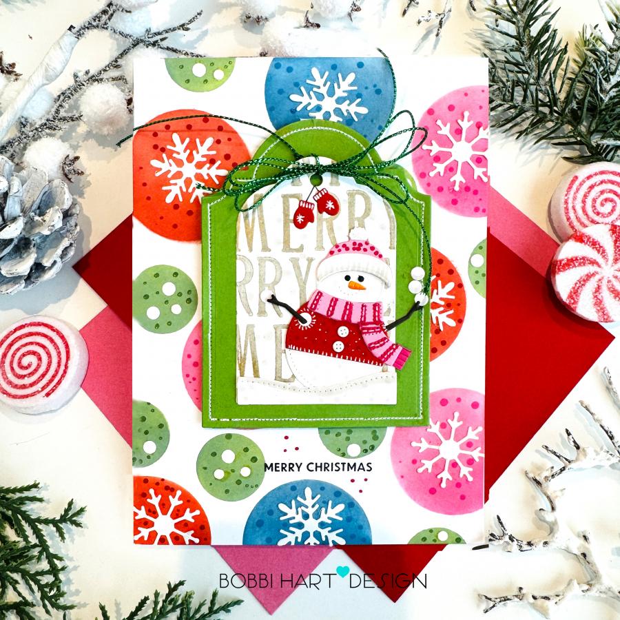 Papertrey Ink Classic Alphabet Clear Stamps 1678 snowflakes