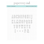 Papertrey Ink Classic Alphabet Dies pti-1032