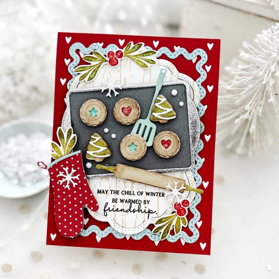 Papertrey Ink Cookie Swap Dies pti-0878 friendship