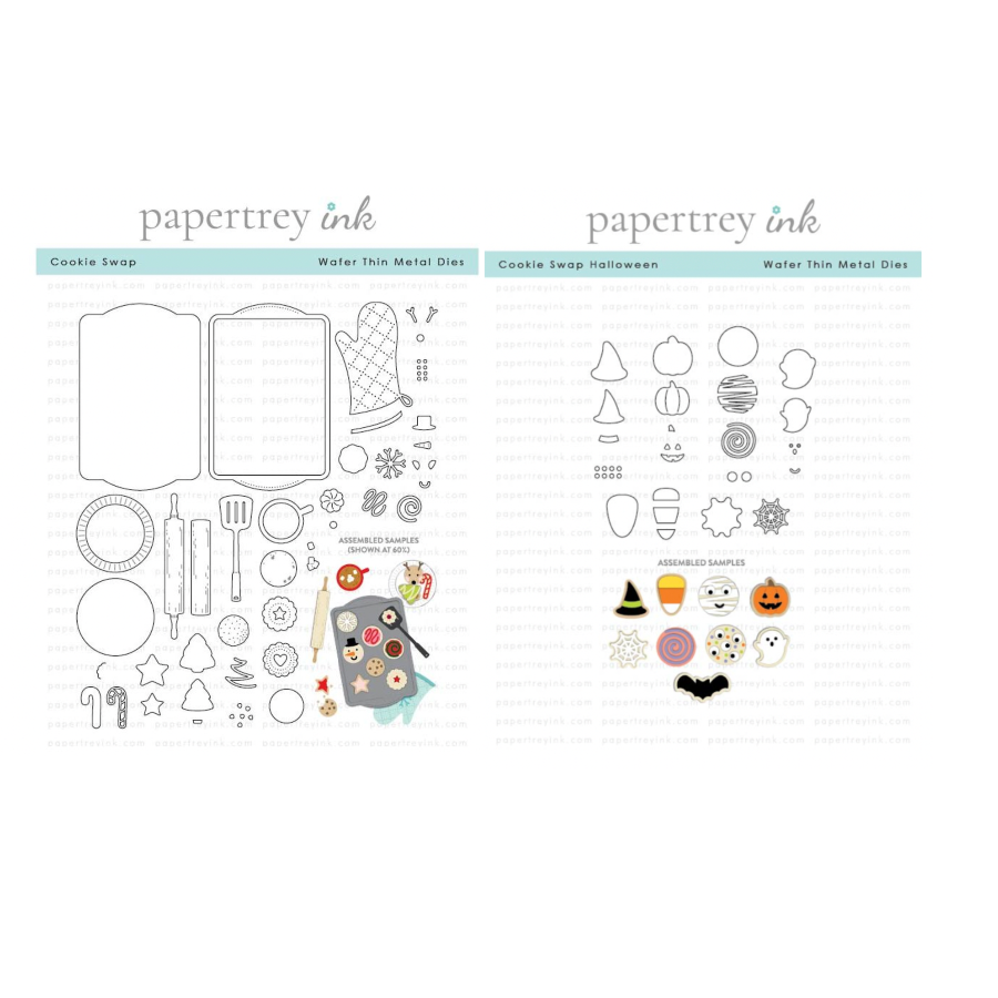 Papertrey Ink Cookie Swap and Cookie Swap Halloween Die Set