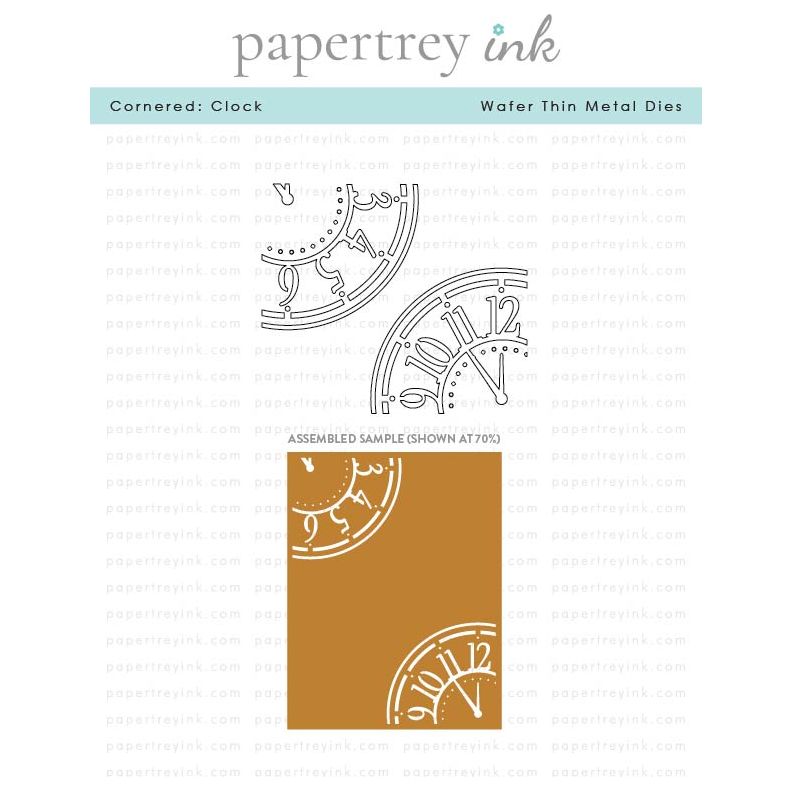 Papertrey Ink Cornered Clock Dies pti-0886