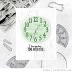Papertrey Ink Cornered Clock Dies pti-0886 clock