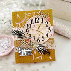 Papertrey Ink Cornered Clock Dies pti-0886 greenery