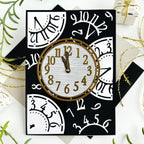 Papertrey Ink Cornered Clock Dies pti-0886 time