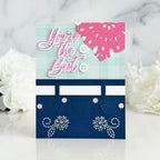 Papertrey Ink Cornered Jean Pocket Dies pti-0950 blue